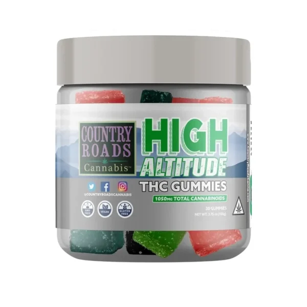 Country Roads: High Altitude 2:1 CBD + THC Gummies